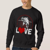 Sweatshirt Pole Vaulting Love Pole Vault (Devant)