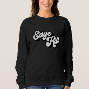 Sweatshirt Police de caractères rétro vintage Edge Hill