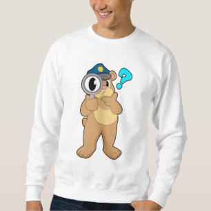 Sweatshirt Police de l'ours Verre de nivellement