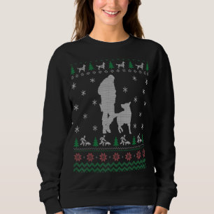 Sweatshirt Police K9 Chien laide de Noël pour femmes moi