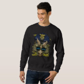 Sweatshirt Police Officer Triceratops PD Cop Crime Scene Dino (Devant entier)
