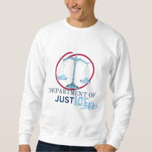 Sweatshirt Politique américaine avec concept ICE et DOJ