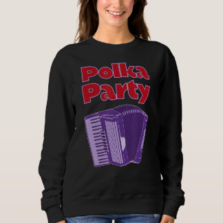 Sweatshirt Polka Party Accordiation de la musique de lecteur