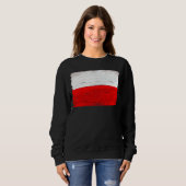 Sweatshirt Pologne Drapeau Pologne (Devant entier)
