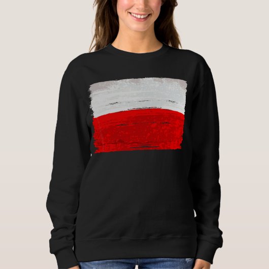 Sweatshirt Pologne Drapeau Pologne (Devant)