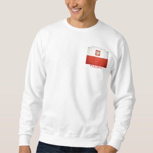 Sweatshirt POLSKA, original de $B.A.K.$ (Devant)