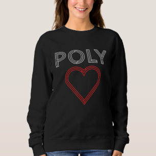 Sweatshirt Poly Polyamorous Love Heart