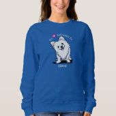 Sweatshirt Pom Mom Dames Performance Micro-Fibre Singlet (Devant)