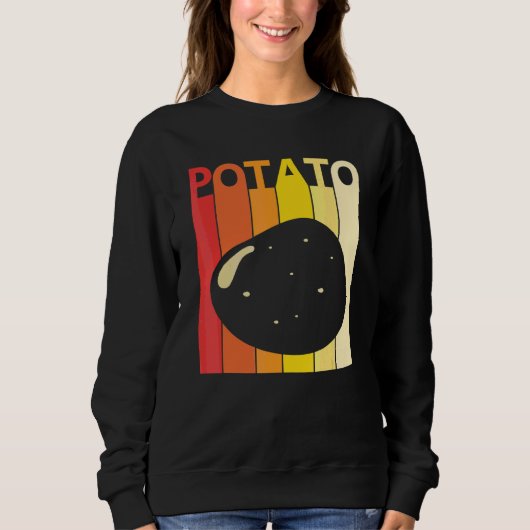 Sweatshirt Pomme de terre cuite (Devant)