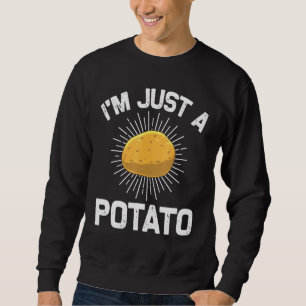 Sweatshirt Pomme De Terre Pour Hommes Femmes Cute Potato Tate
