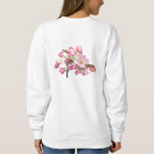 Sweatshirt Pommes fleuries (Dos)