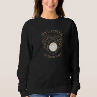Sweatshirt Pommes juteuses et Caraval de cœurs battants