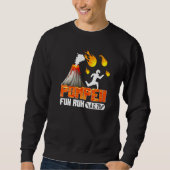 Sweatshirt Pompéi Fun Run 79 Ad Volcano Running Tee (Devant)