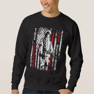 Sweatshirt Pompier pompier Retraite La Légende A Reti