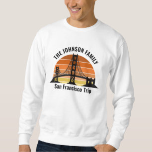 Sweatshirt Pont de San Francisco au coucher du soleil personn