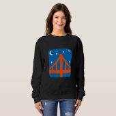 Sweatshirt Pont Lune Stars (Devant entier)
