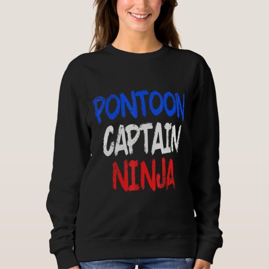 Sweatshirt Pontoon Capitaine Voilier Voilier Voilier Voilier  (Devant)