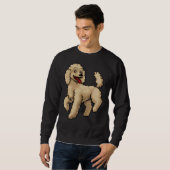 Sweatshirt Poodle Brown (Devant entier)