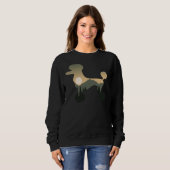 Sweatshirt Poodle Chien Forest Mountain Sunset (Devant entier)