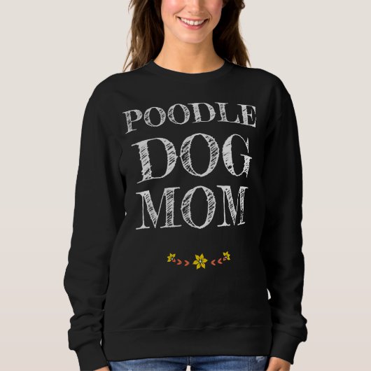 Sweatshirt Poodle Chien Groomer (Devant)