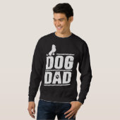 Sweatshirt Poodle Chien papa (Devant entier)