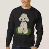 Sweatshirt Poodle de fête (Devant)