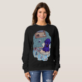 Sweatshirt Poodle de refroidissement (Devant entier)