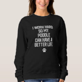 Sweatshirt Poodle Dog (Devant)
