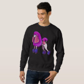 Sweatshirt Poodle Genderfluide (Devant entier)