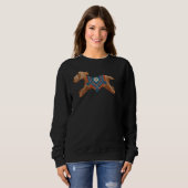 Sweatshirt Poodle imprimé (Devant entier)