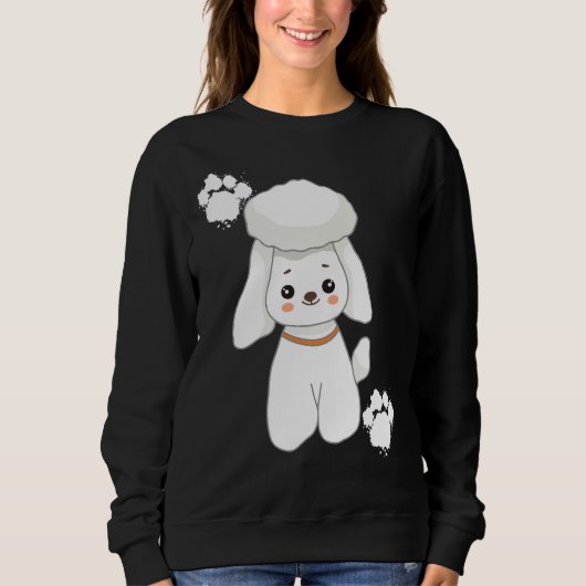 Sweatshirt Poodle Love (Devant)