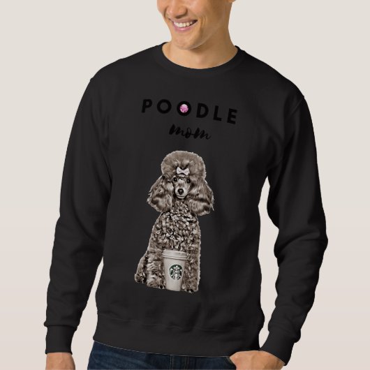 Sweatshirt Poodle Maman Épingle fourrée (Devant)