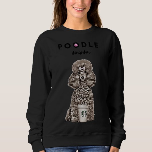 Sweatshirt Poodle Maman Épingle fourrée (Devant)