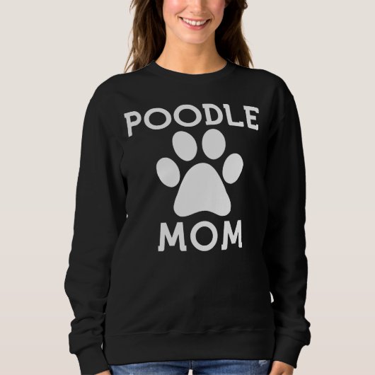 Sweatshirt Poodle Maman Paw (Devant)