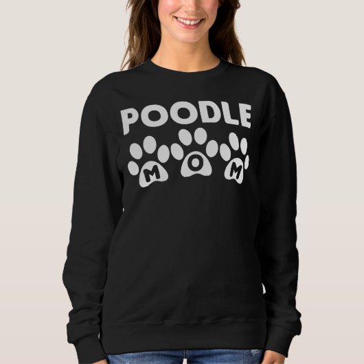 Sweatshirt Poodle Maman Paws (Devant)