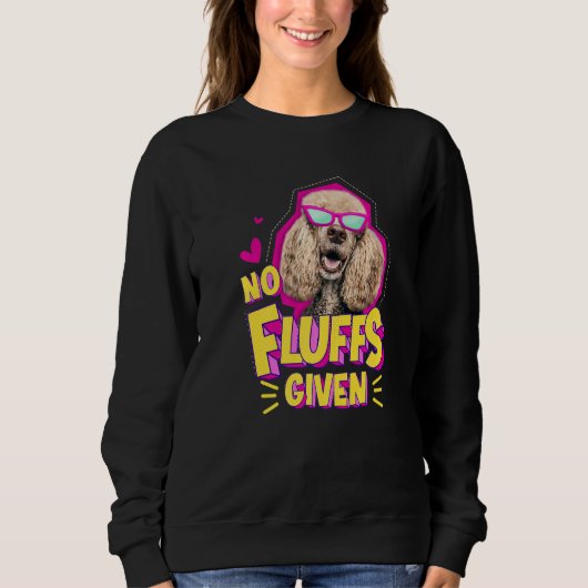 Sweatshirt Poodle No Fluffs (Devant)
