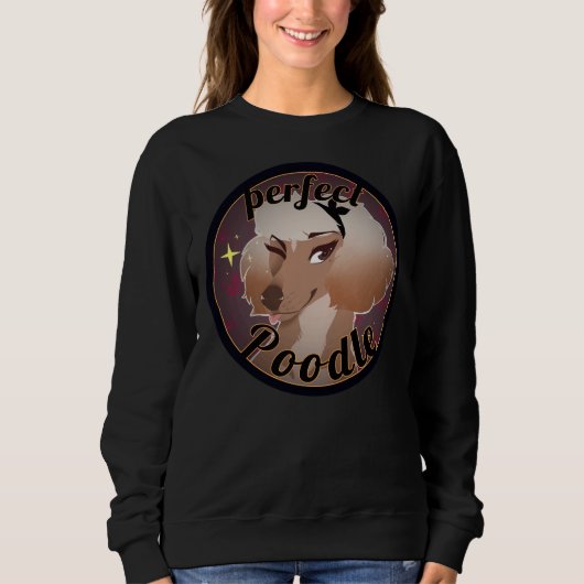 Sweatshirt Poodle parfait (Devant)