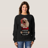 Sweatshirt Poodle Père Noël Xmas (Devant entier)