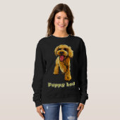 Sweatshirt Poodle Puppy Love (Devant entier)