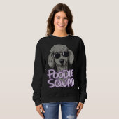 Sweatshirt Poodle Squad Silver (Devant entier)