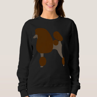 Sweatshirt Poodle standard Brown