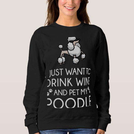 Sweatshirt Poodle T- (Devant)