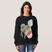 Sweatshirt Poodles de coupe (Devant entier)