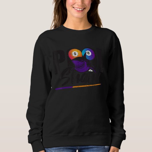 Sweatshirt Pool requin u2013 Snooker Pool Billard (Devant)