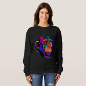 Sweatshirt Pop Chimpanzé (Devant entier)