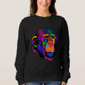 Sweatshirt Pop Chimpanzé (Devant)