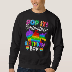 Sweatshirt Pop It Godmère Anniversaire Garçon Fidget Enfant C