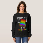 Sweatshirt Pop It into 7th Birthday Fidget Toy Anniversaire d (Devant entier)
