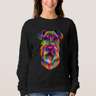 Sweatshirt Pop Schnauzer Cute Paw Pet Pet Hommes Femmes Enfan