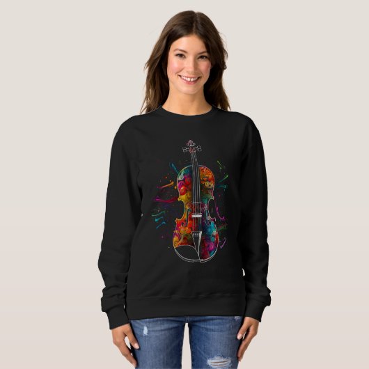 Sweatshirt Pop Violinist (Devant entier)